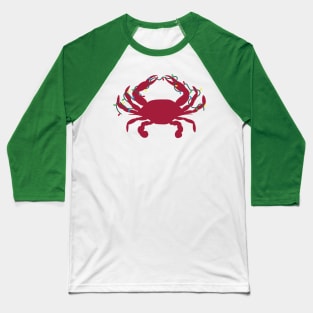 Christmas Crab Baseball T-Shirt